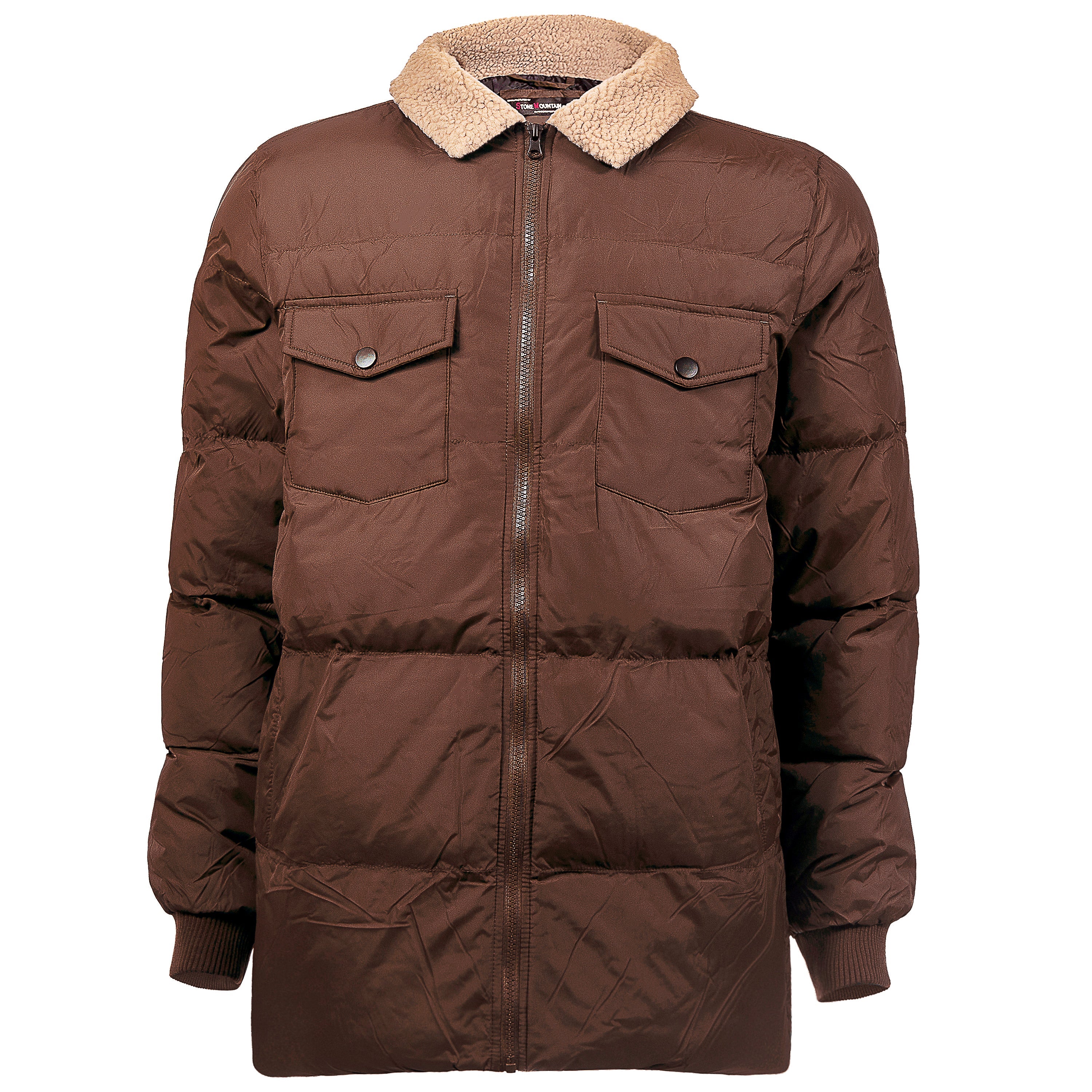 Quilted winter coat mens online