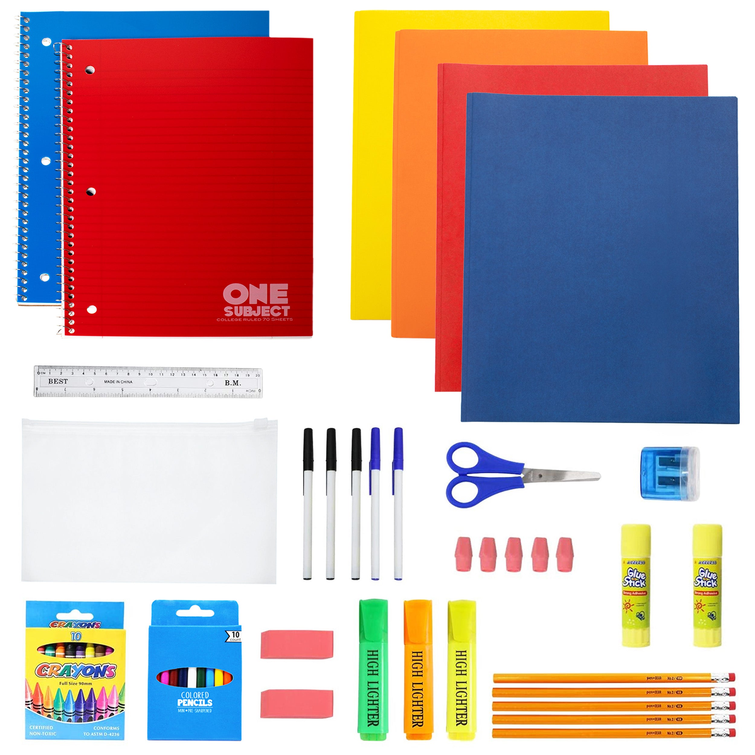 Wholesale Lot of New Back hot To School & Office Supplies Overstock Inventory #L17