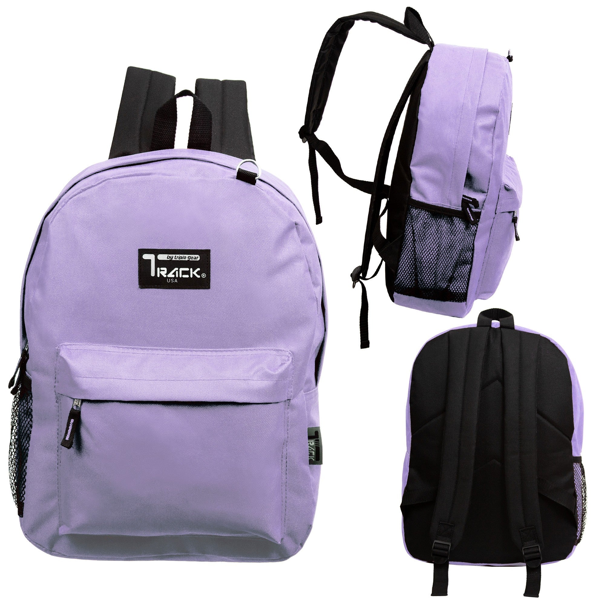 17 Wholesale Lavender Backpacks Bulk Case of 24 Purple Bookbags