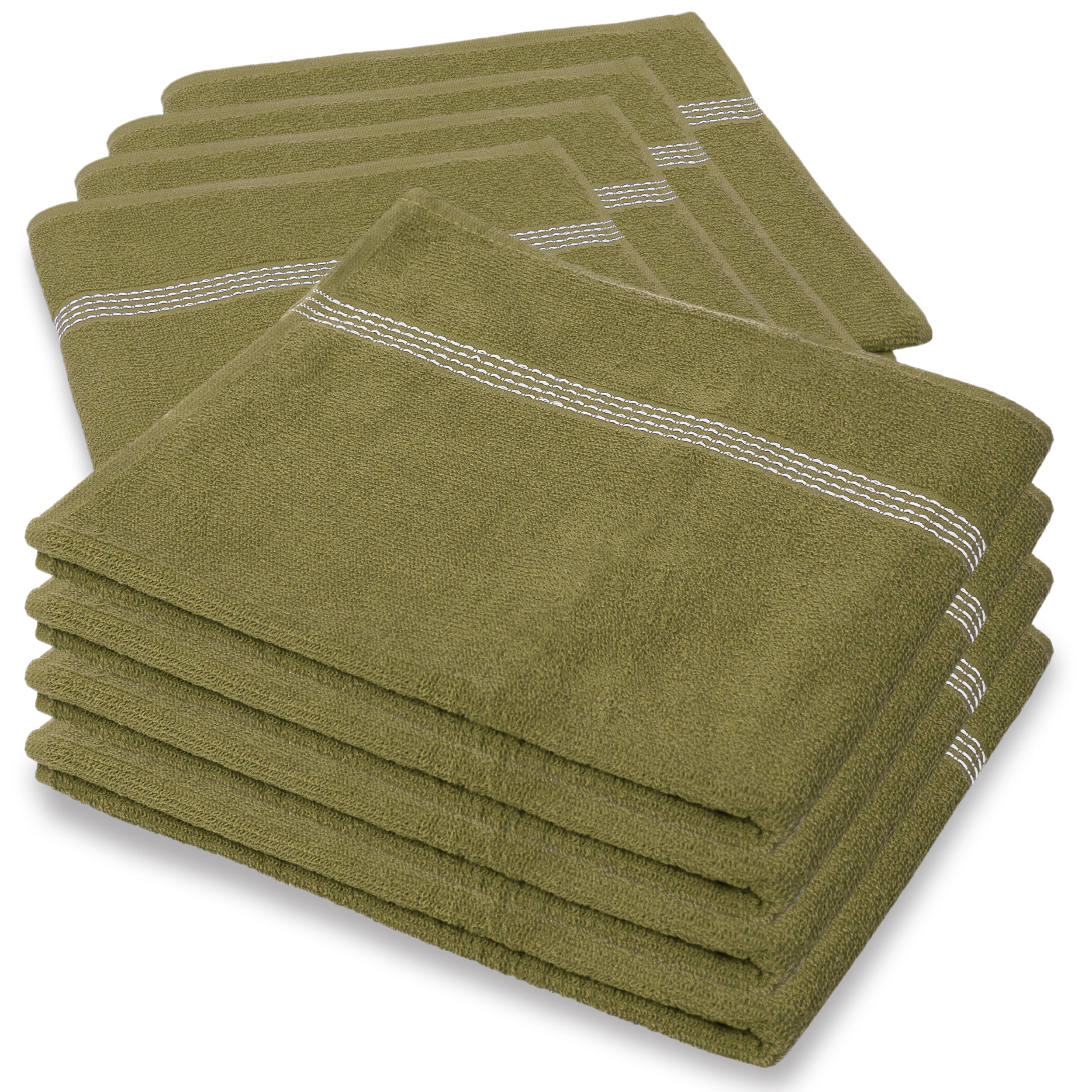 27"x50" Light Green Wholesale Value Bath Towels 48-Pack – Bulk Case of 48