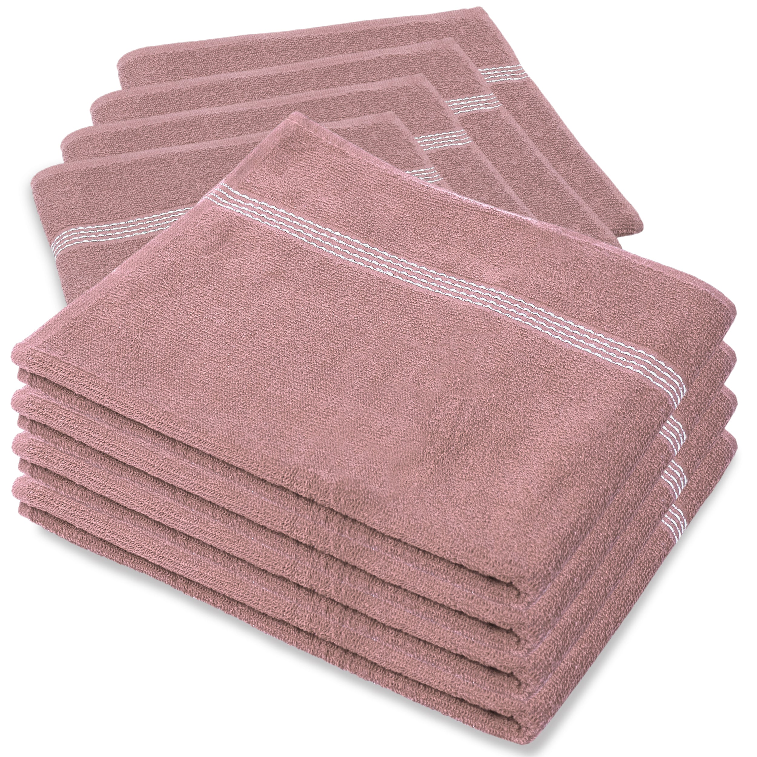 27"x50" Light Pink Wholesale Value Bath Towels 48-Pack – Bulk Case of 48