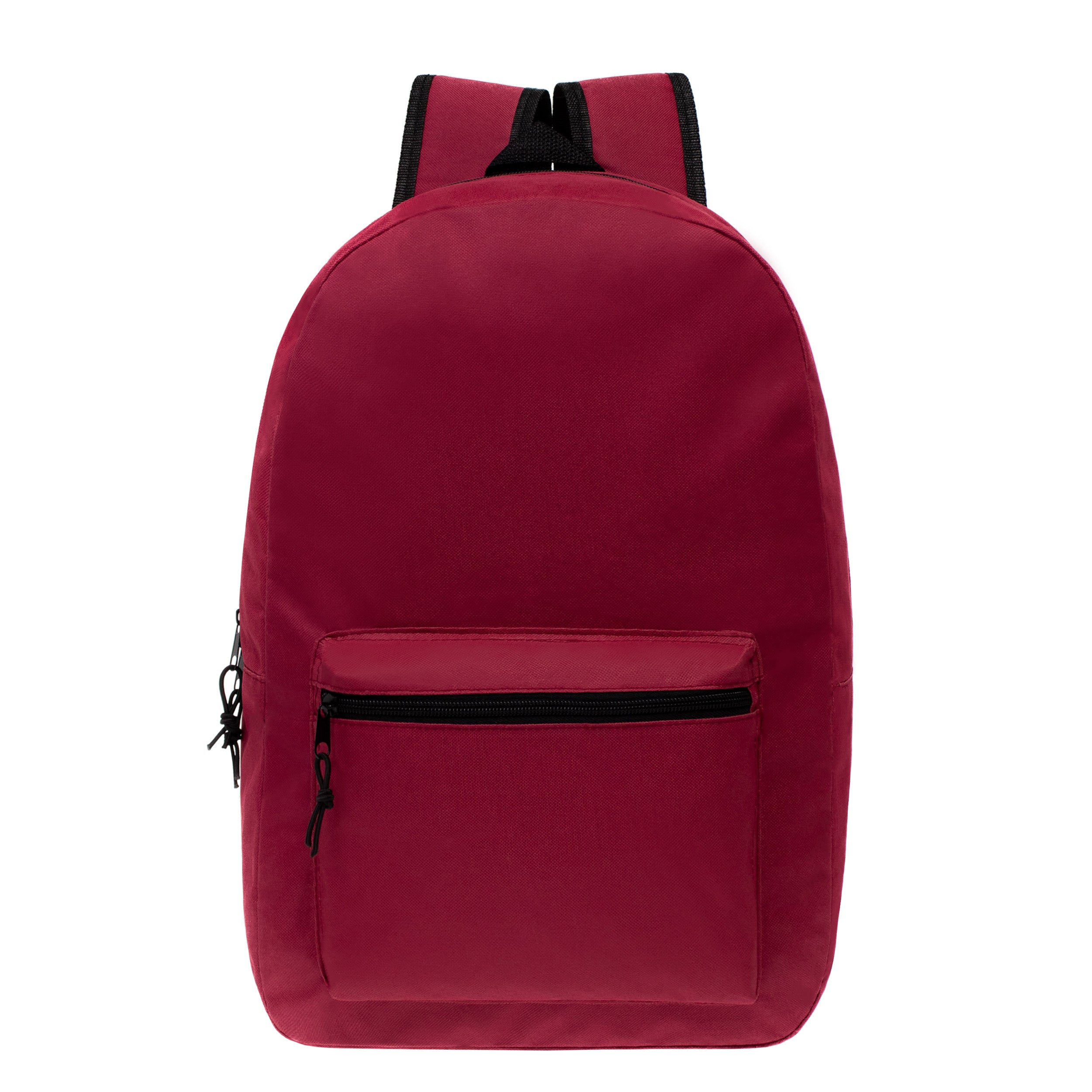 15" Backpacks with 22 Piece School Supply Kits - Case of 24 Wholesale Backpacks in 12 Assorted Colors