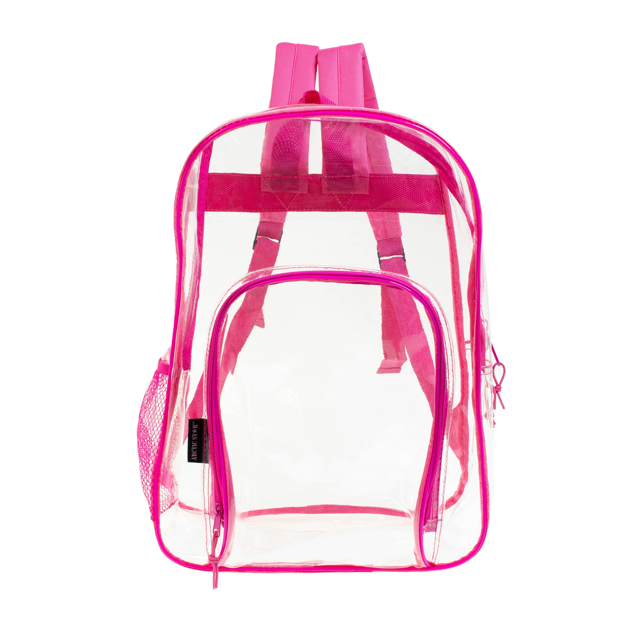 24 Pack of Wholesale Bulk Clear Backpacks Free Shipping on Bookbags