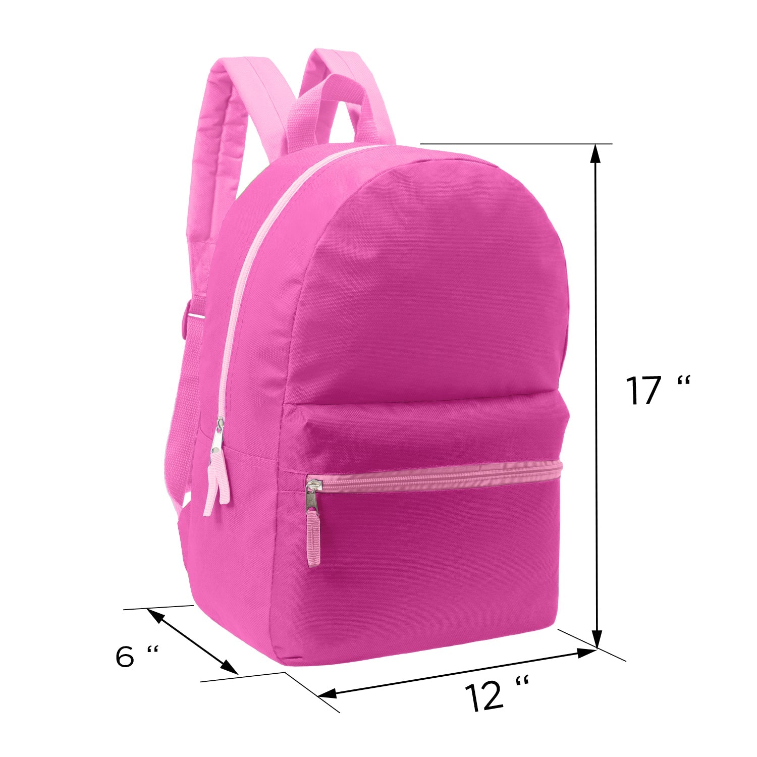 12 17" Backpacks in 12 Solid Colors, 12 Winter Item Sets & Your Choice of 12 Bulk Hygiene Kits - Wholesale Homeless Care Package