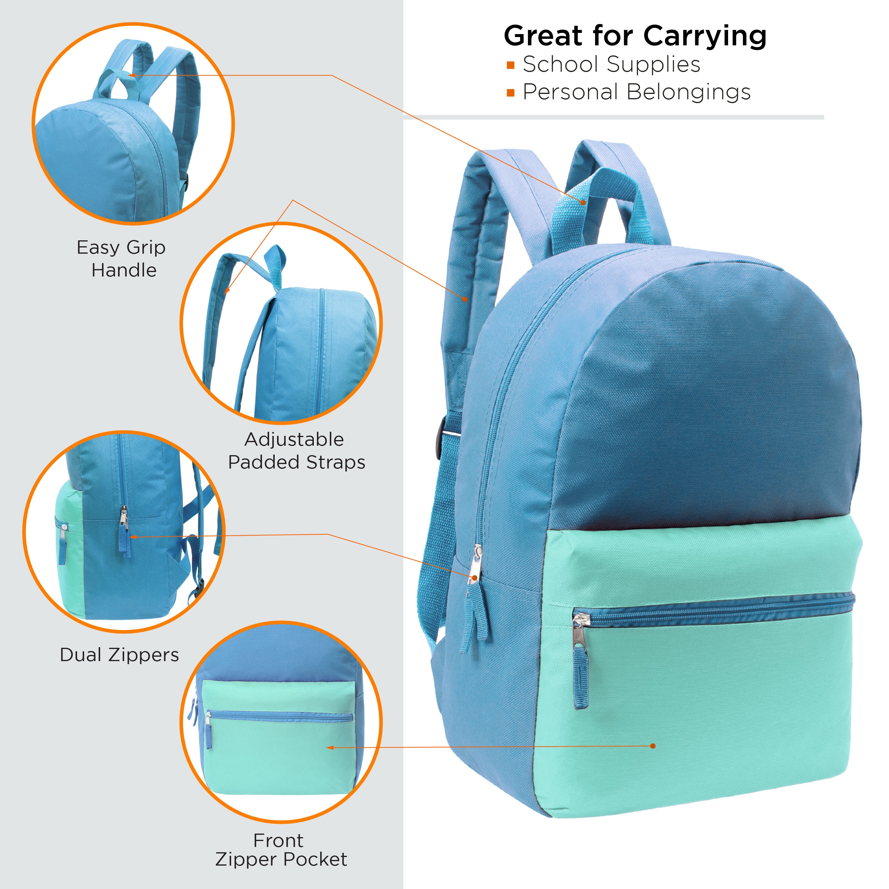 cheap price bulk book bags SKU: BAPA-284-24