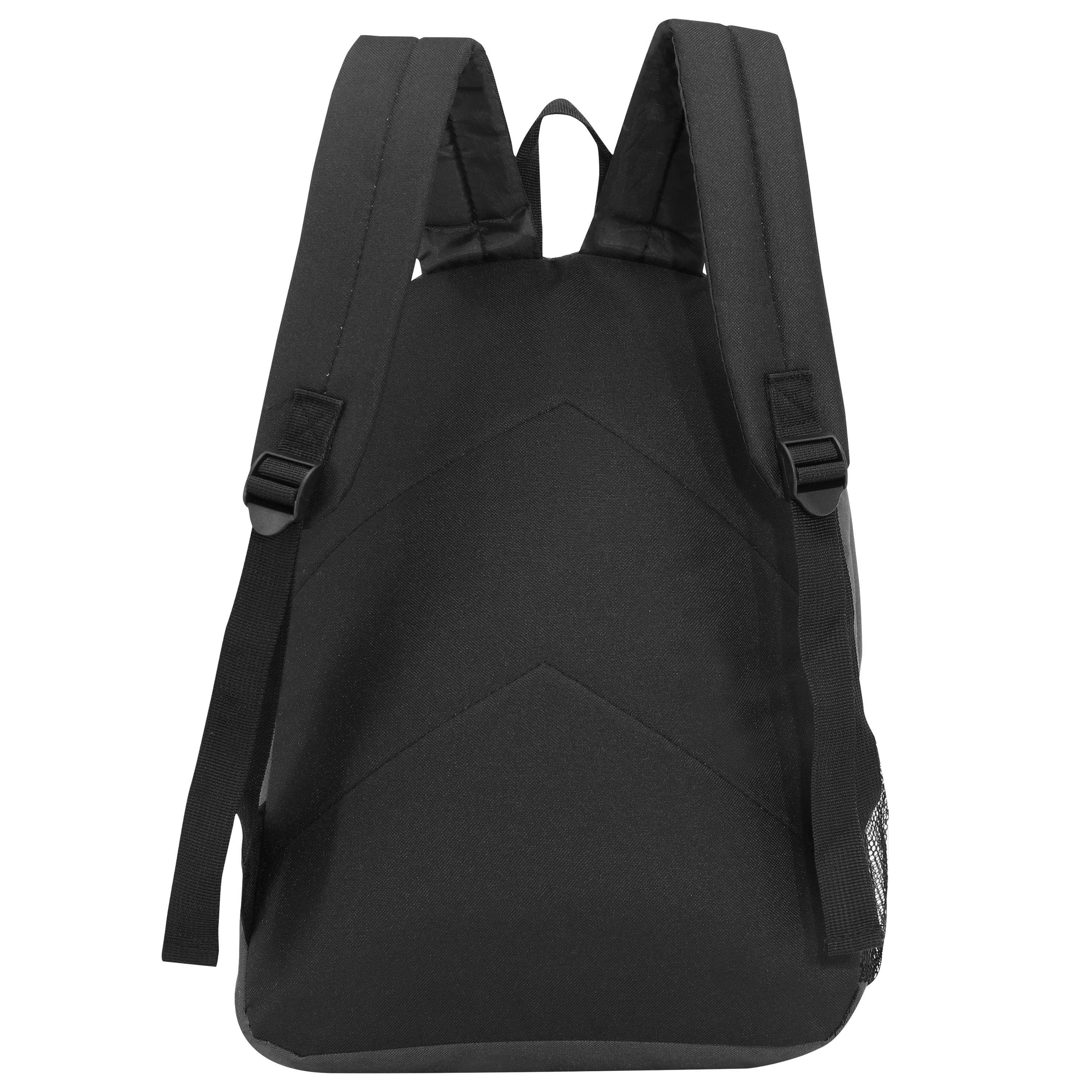 12 Classic 17" Backpacks in Black & Your Choice of 12 Bulk Hygiene Kits - Wholesale Care Package: Homeless, Emergency, Charity