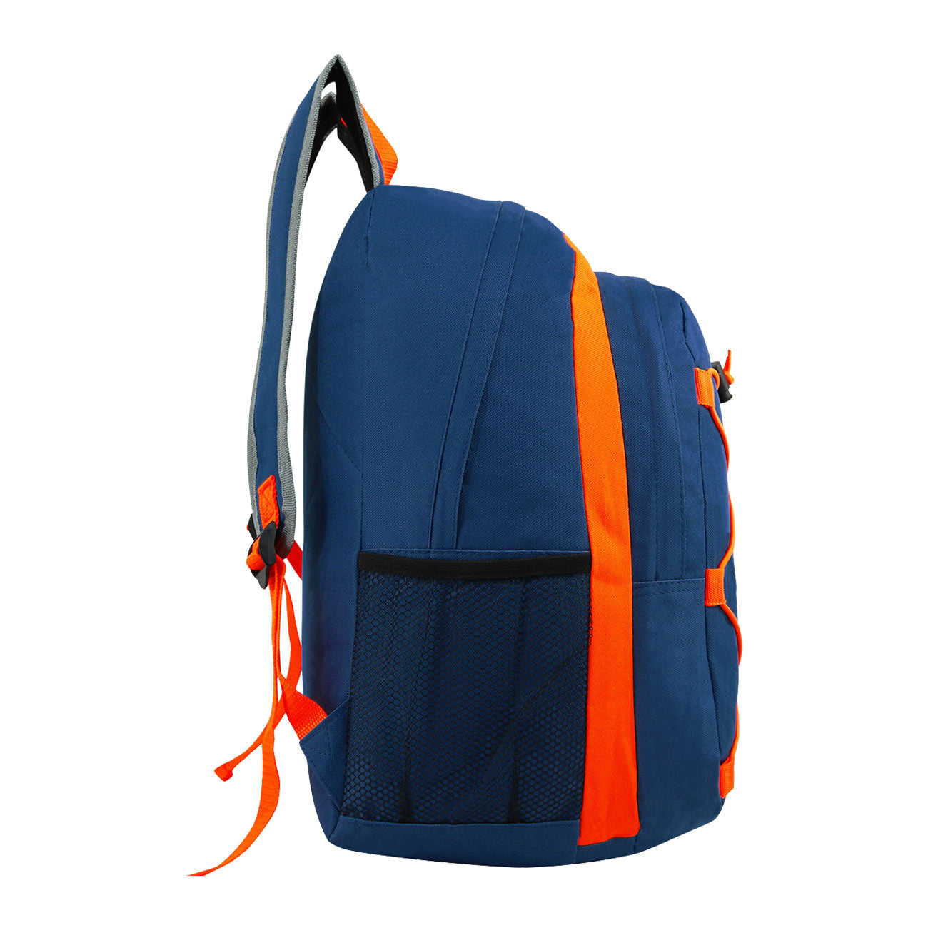 12 Multi-Color 17" Premium Bungee Backpacks in 4 Colors & Your Choice of 12 Bulk Hygiene Kits - Wholesale Care Package: Homeless, Emergency, Charity