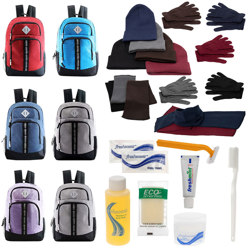 Bulk Homeless Care  Hygiene Kits - Winter Gloves, Hats, Scarves