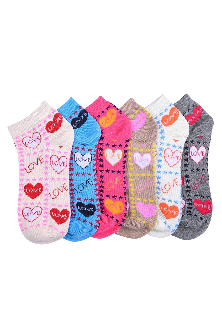 Size 9-11 Wholesale Socks Women's Low Cut, No Show Footies in 12 Styles - Bulk Case of 144 Pairs