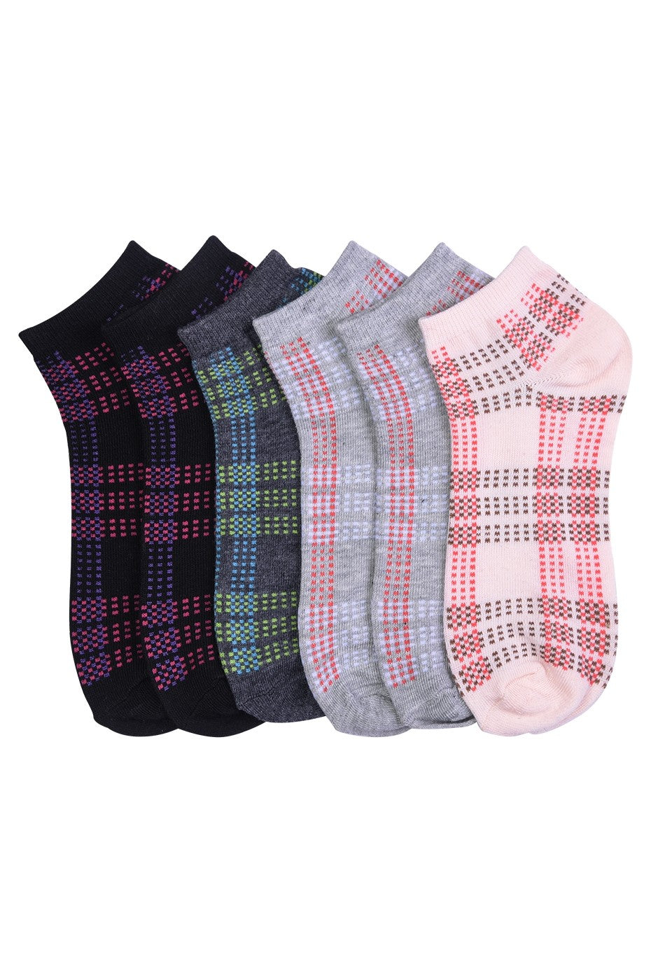 Size 9-11 Wholesale Socks Women's Low Cut, No Show Footies in 12 Styles - Bulk Case of 144 Pairs