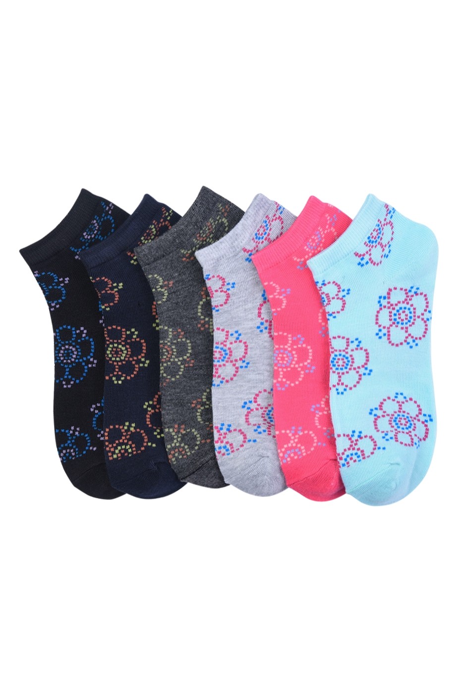 Size 9-11 Wholesale Socks Women's Low Cut, No Show Footies in 12 Styles - Bulk Case of 144 Pairs