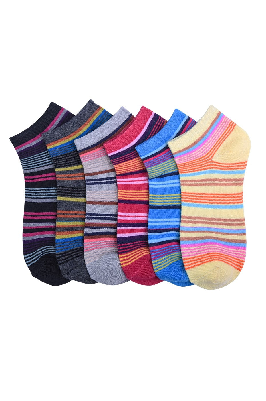 Size 9-11 Wholesale Socks Women's Low Cut, No Show Footies in 12 Styles - Bulk Case of 144 Pairs