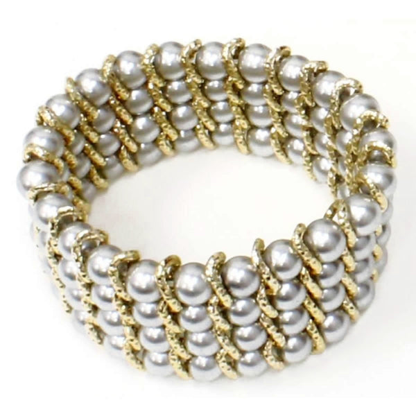 Style 60300-1:4 ROW PEARL BRACELET