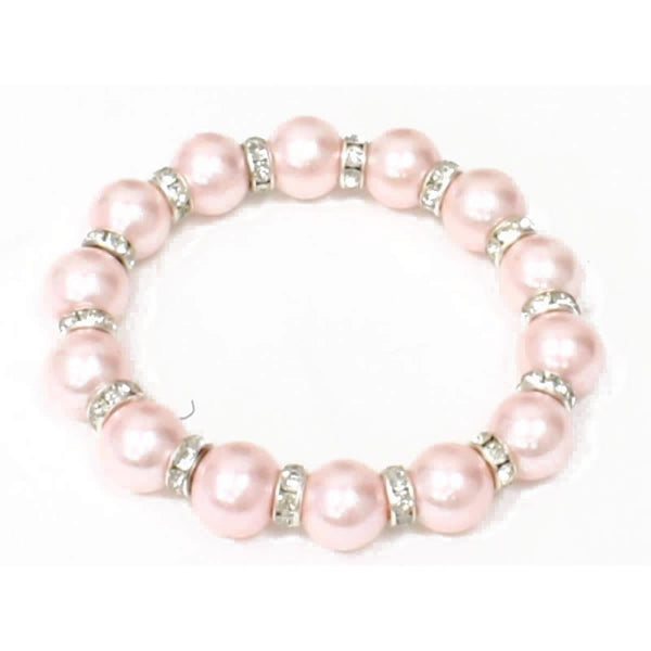 Style 60300-3: LARGE PEARL SINGLE STRAND BRACELET