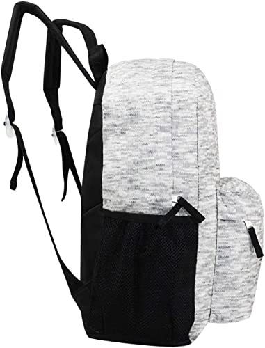 24 Pack of 17" Premium and Classic Style Wholesale Backpack in Assorted Colors and Prints - Bulk Case of 24