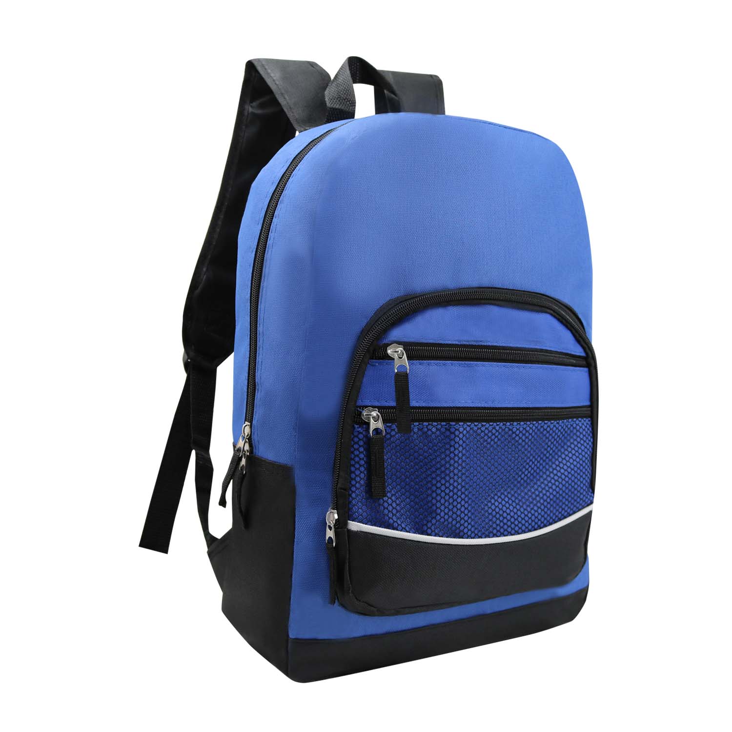 16" Wholesale Kids Sport Backpacks in 8 Assorted Styles - Bulk Case of 24 Bookbags - BP17-AB-24