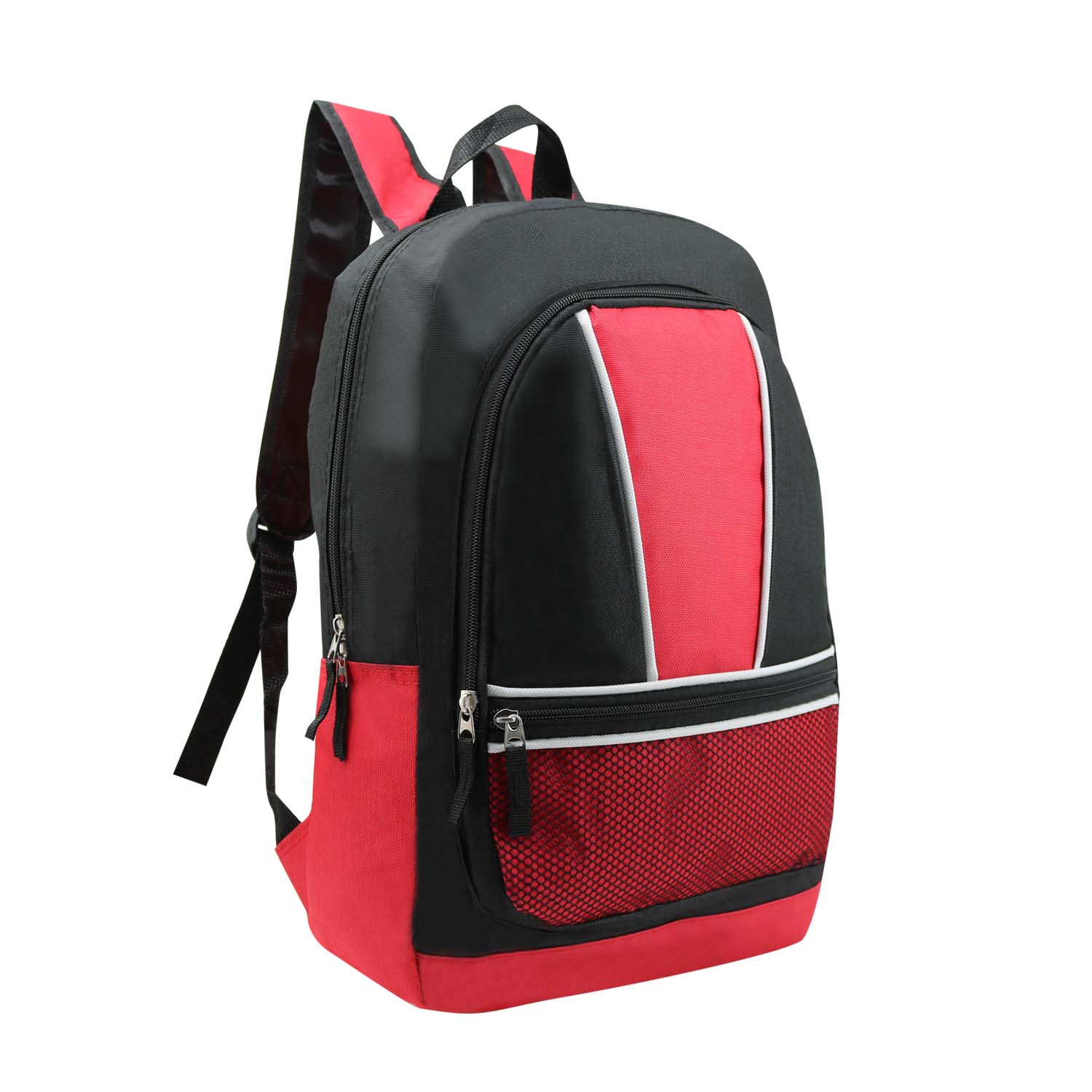 16" Wholesale Kids Sport Backpacks in 8 Assorted Styles - Bulk Case of 24 Bookbags - BP17-AB-24