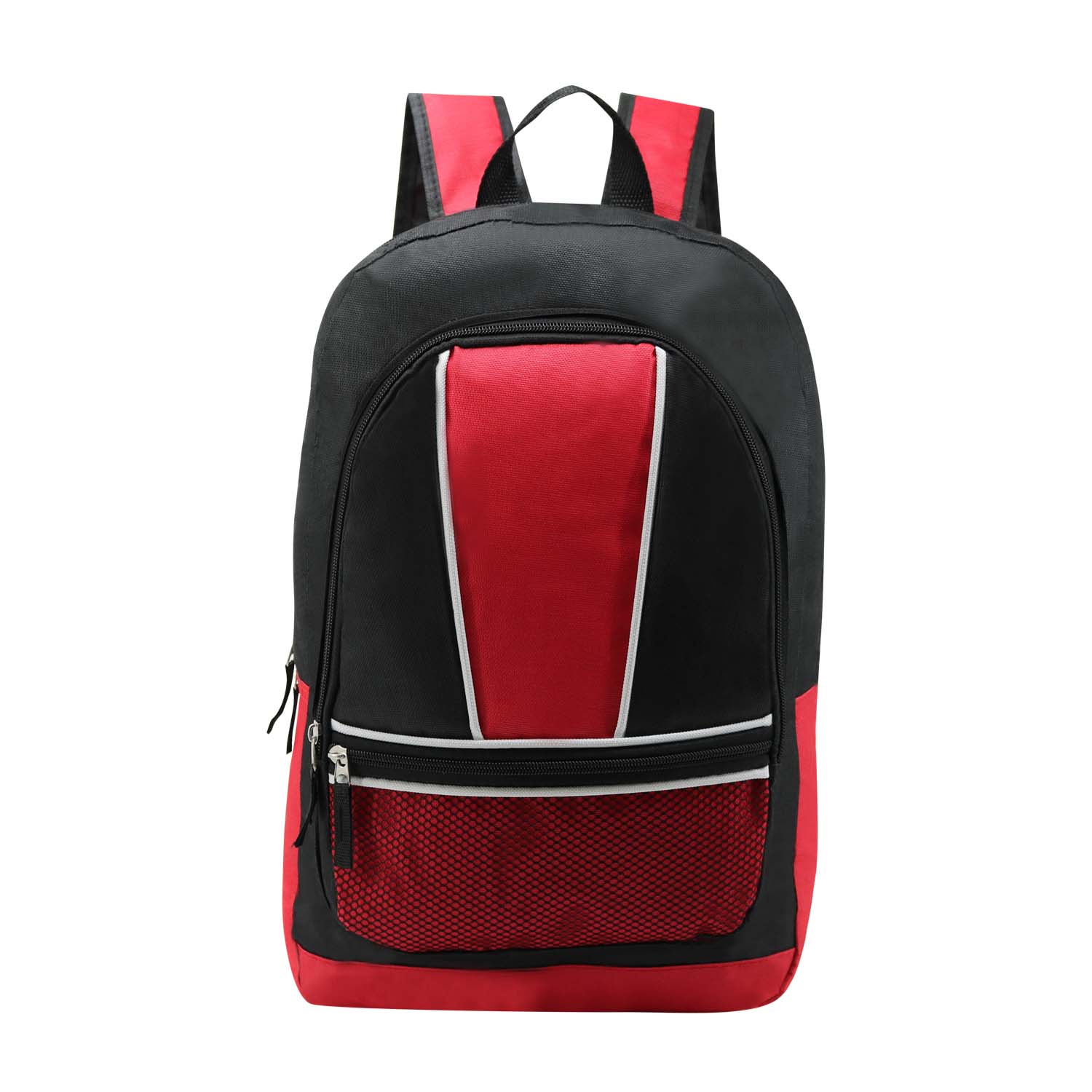 16" Wholesale Kids Sport Backpacks in 8 Assorted Styles - Bulk Case of 24 Bookbags - BP17-AB-24